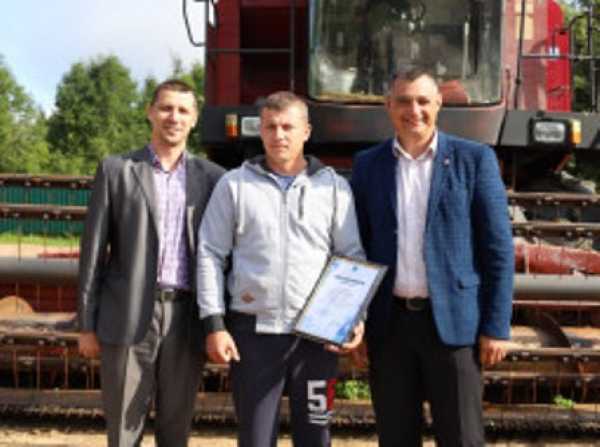 Чествование передовиков жатвы на Лепельщине