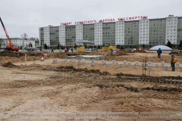 Ремонт мемориальной части площади Победы должен завершиться к 1 мая
