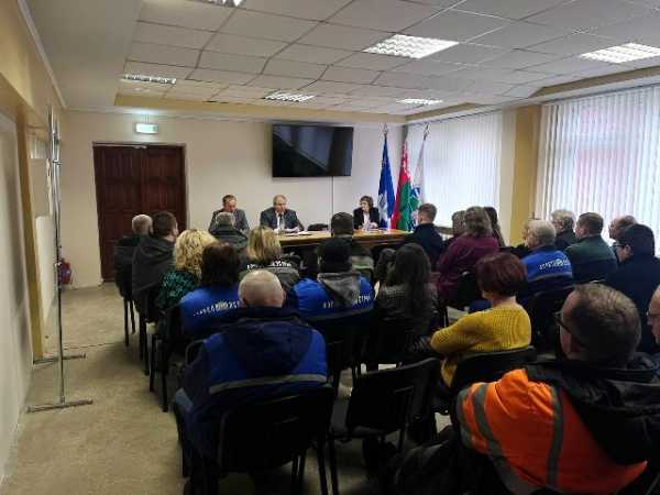Встреча Председателя Профсоюза с членами первичной профсоюзной организации ОАО “Борисовжилстрой”